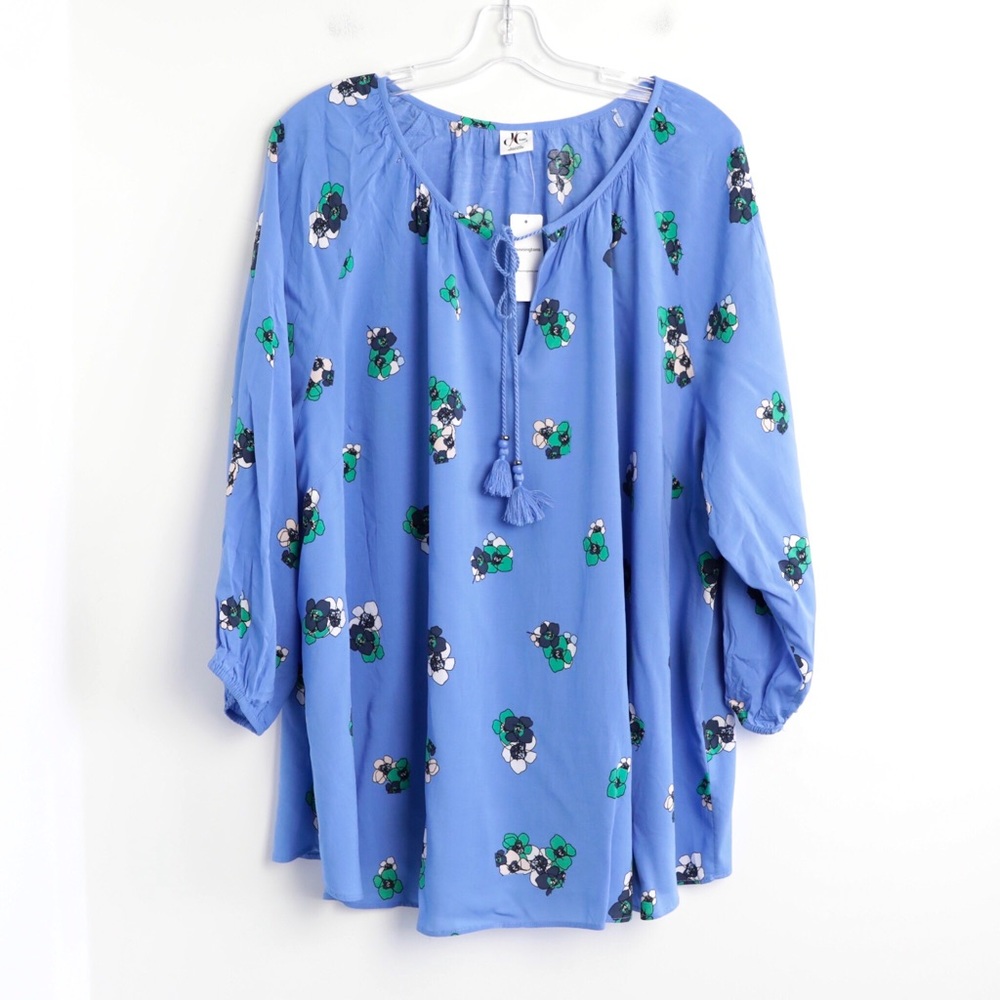 NWT DC Jeans Penningtons floral print plus size 2X